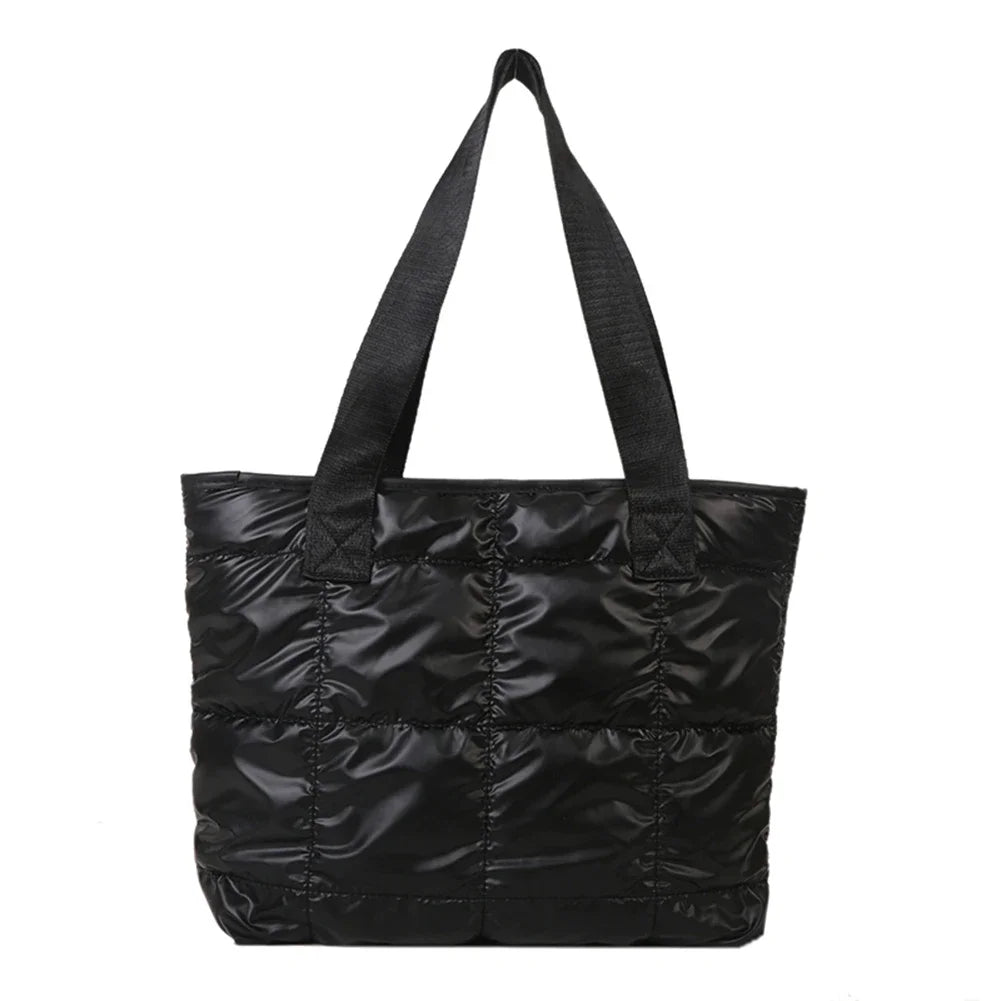 Fashion Ladies Tote Bag Large Capacity Padded Quilted - Smarsty