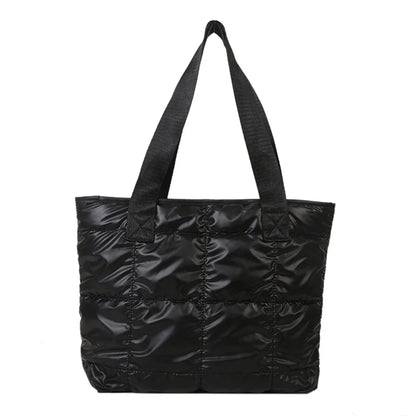 Fashion Ladies Tote Bag Large Capacity Padded Quilted - Smarsty