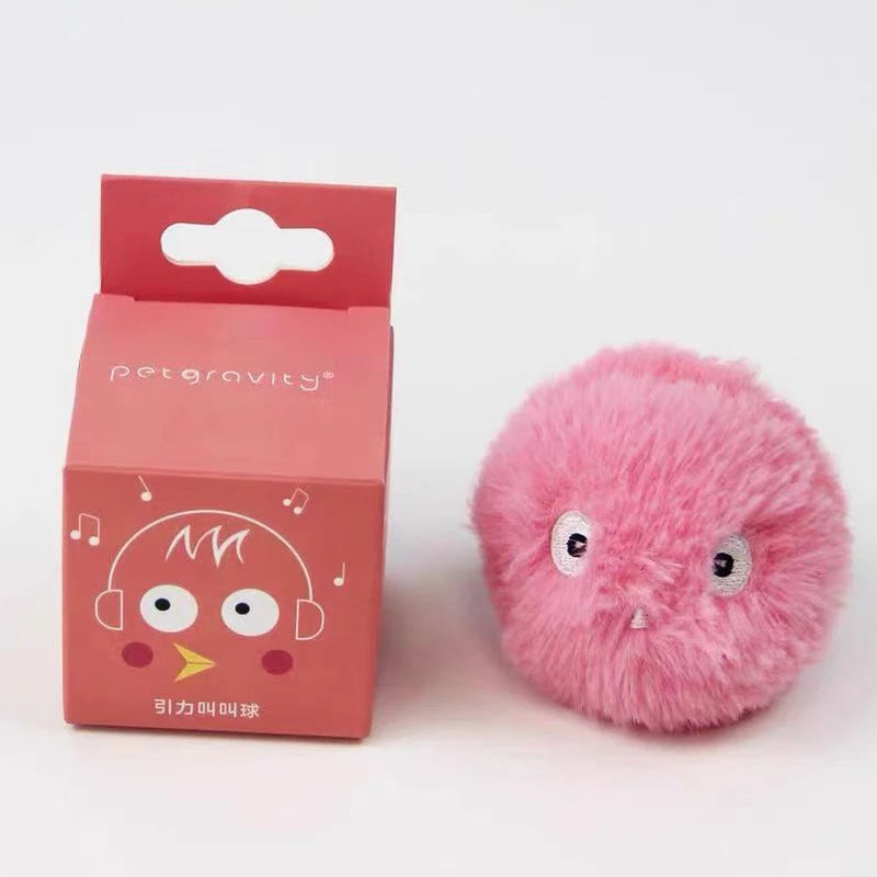 Interactive Cat Toy Ball with Sound and Catnip - Smarsty