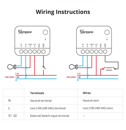 SONOFF ZBMINIR2 Zigbee Smart Switch with Remote Control - Smarsty