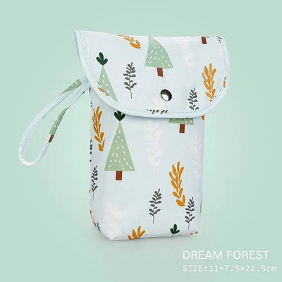 Baby Diaper Bag Waterproof Wet Dry Pack Mummy Storage Pouch Nappy Organizer Insert Tote Purse Travel Stroller Carry Bag by Smarsty