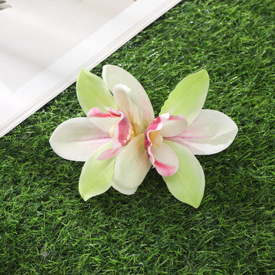Bohemian Orchid Flower Hair Clips for Weddings - Smarsty