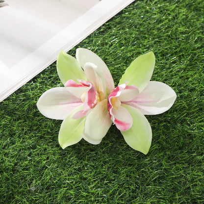 Bohemian Orchid Flower Hair Clips for Weddings - Smarsty