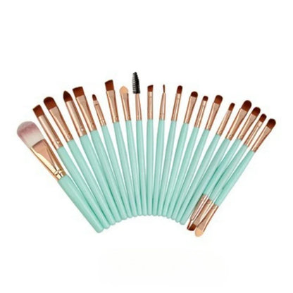 20 Piece Professional Eyeshadow Brush Set for Flawless Makeup Application - Smarsty
