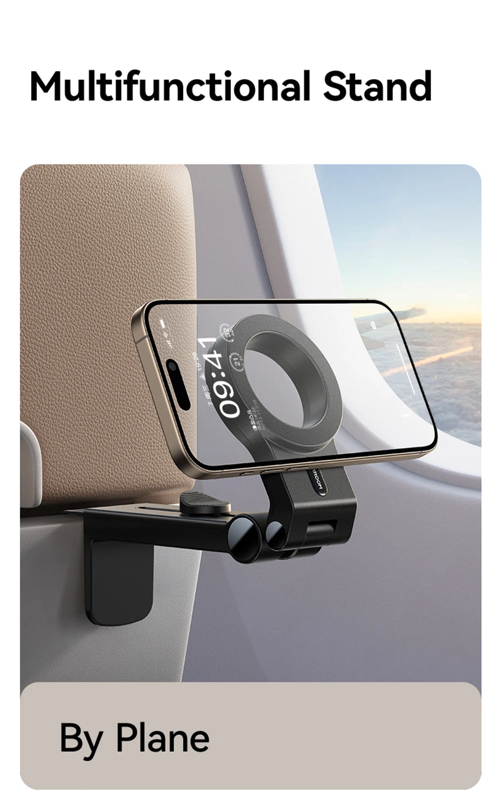 Magnetic Airplane Phone Holder With Flexible Rotation - Smarsty