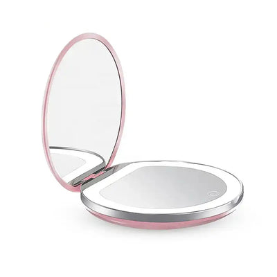 LED Compact Mirror with Light for Travel - Smarsty