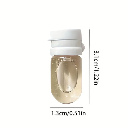 10 Pack Clear Travel Bottles for Makeup and Lotion - Smarsty