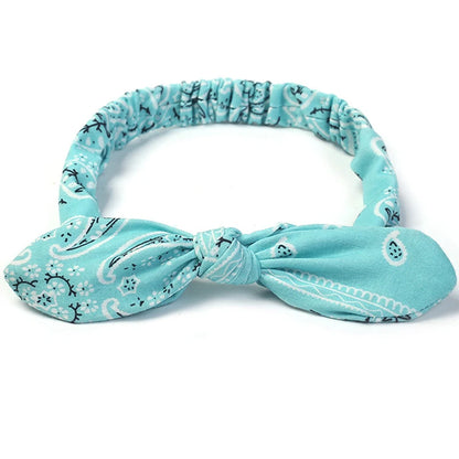 Boho Soft Elastic Headband For Women Vintage Cross Knot - Smarsty
