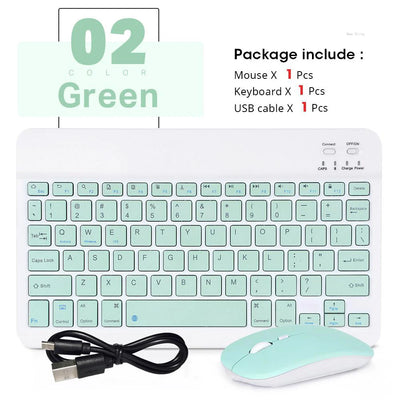 Compact Bluetooth Wireless Keyboard And Mouse For Tablet - Smarsty