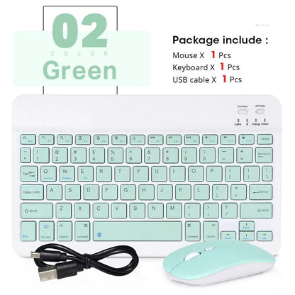 Compact Bluetooth Wireless Keyboard And Mouse For Tablet