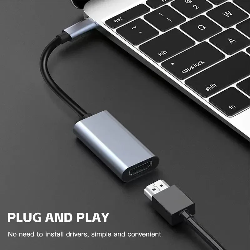 Type C to HDMI 4K Adapter for High-Quality Streaming - Smarsty