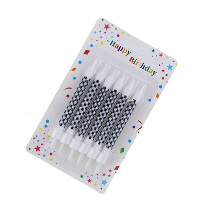 6/12/48pcs/1case Birthday Candles Spiral Cake Candles  Long Thin Cake Candles For Wedding Party And Cake Decoration - Smarsty