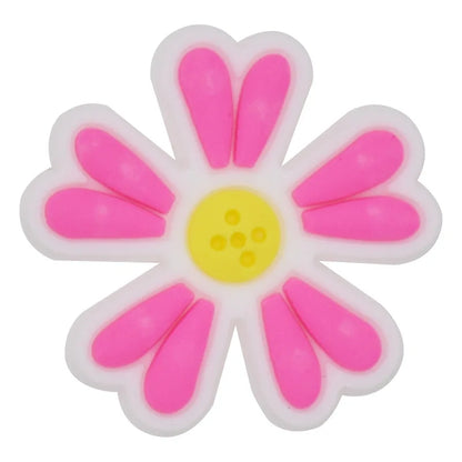 Hot Sales 1Pcs Pink Shoe Charms for Crocs Accessories Pin Shoe Wristband Croc Decorations Buckle Girls Women Party Gifts