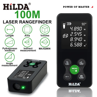 HILDA Laser Rangefinder with Rechargeable Battery and High Accuracy - Smarsty