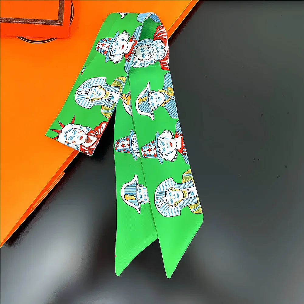 Silk Summer Scarf for Women Lightweight Neckwear - Smarsty