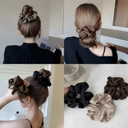 Silk Scrunchies No Crease Hair Ties For All Hair Types - Smarsty