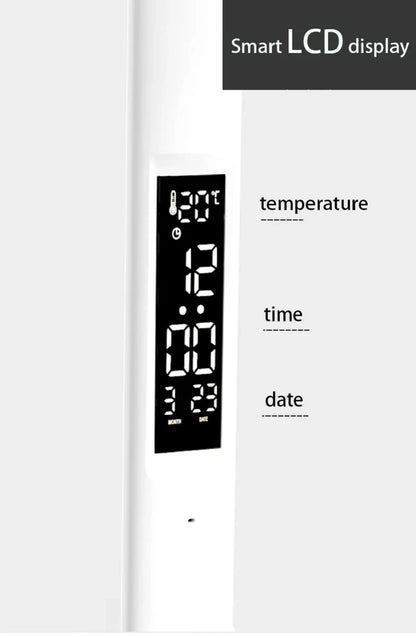 Dimmable USB Folding Desk Lamp with Alarm Clock - Smarsty