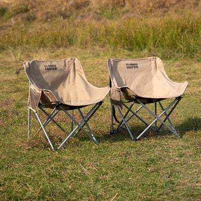 Outdoor Folding Moon Chair Portable Chair Camping Chair Picnic Gear Fishing Small Horse Stool Student Sketching by Smarsty