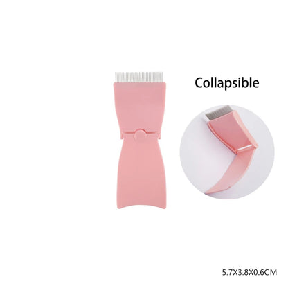 Black Foldable Eyelash Brush Comb for Perfectly Separated Lashes - Smarsty