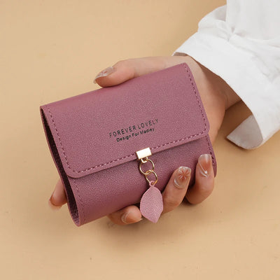 Trifold Clutch Coin Purse, Minimalist Credit Card Holder, Women's Casual Wallet - Smarsty
