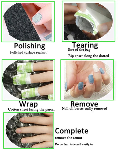 Nail Polish Kit With UV Lamp For Easy Manicure - Smarsty