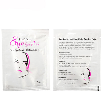 Hydrogel Eye Patches for Eyelash Extensions 100 Pairs - Smarsty