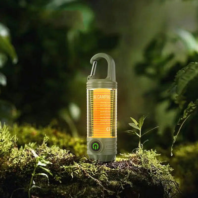 1000LM Super Bright Outdoor Hiking Fishing Tent Lamp 1200mAh Rechargeable Dual Light Source Tent Light Outdoor Camping Lantern by Smarsty