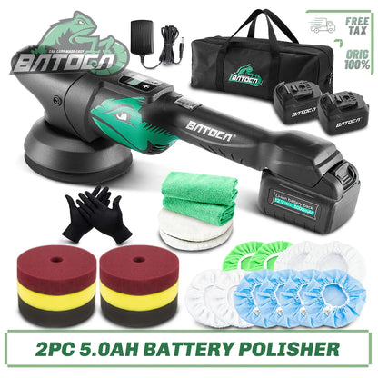 Cordless Car Polisher Dual Action with LCD Soft Start - Smarsty