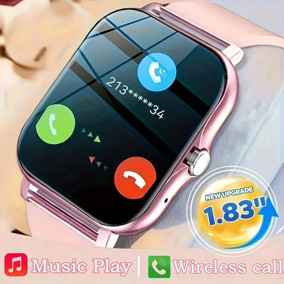 Smart Watch with Blood Pressure Monitor and Bluetooth Connectivity - Smarsty