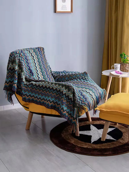 Boho Aztec Throw Blanket for Stylish Home Decor - Smarsty