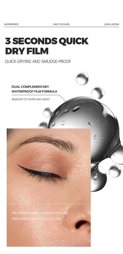 Quick Dry Waterproof Eyeliner Pencil for Long Lasting Wear - Smarsty