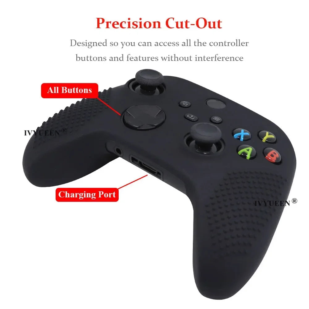 Ivyueen Silicone Grip Caps for Xbox Series Controllers - Smarsty