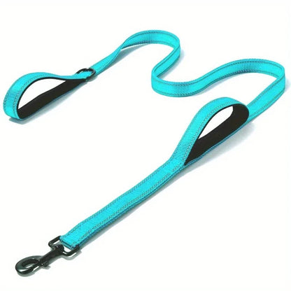 Heavy Duty Dog Leash with Dual Handles for Control - Smarsty