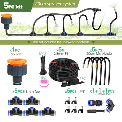 DIY Misting Cooling System for Garden Irrigation - Smarsty