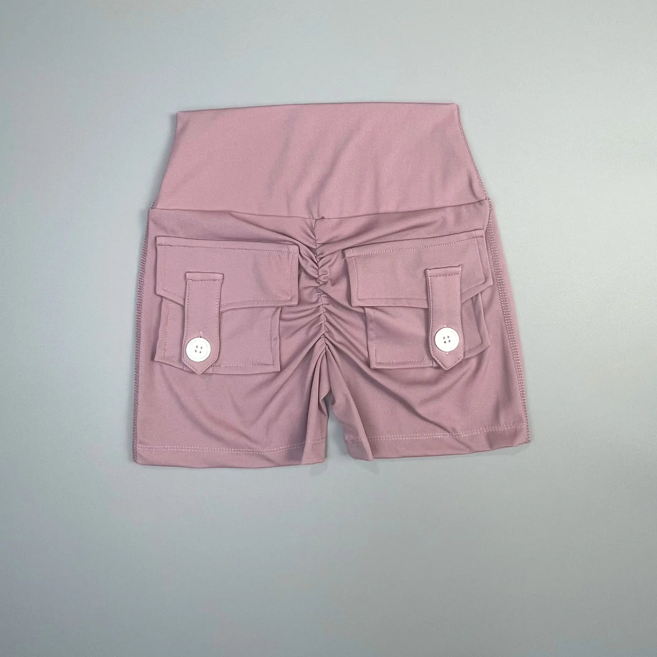 Peach Butt Fitness Shorts Women's Exercise Three-Quarter Pants Cargo Air Dry Pocket Yoga  Tight  Lift Summer - Smarsty