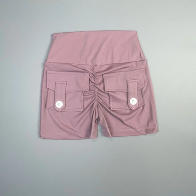 Peach Butt Fitness Shorts Women's Exercise Three-Quarter Pants Cargo Air Dry Pocket Yoga  Tight  Lift Summer - Smarsty