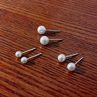 Mini S925 Silver Stud Earrings Hypoallergenic Cute Gift - Smarsty