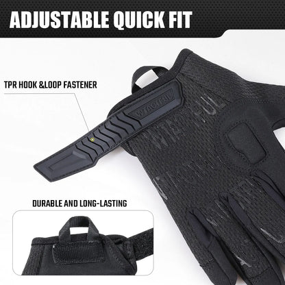 Lightweight Tactical Gloves Touch Screen Full Finger - Smarsty