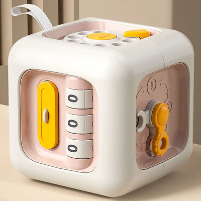 6 in 1 Montessori Educational Toys Sensory Busy Board Baby Practice Skills Drawer Cube Fidget Educational Toys for Girl Boy - Smarsty