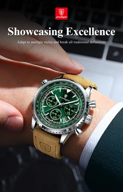 Luxury Waterproof Quartz Chronograph Watch for Men - Smarsty