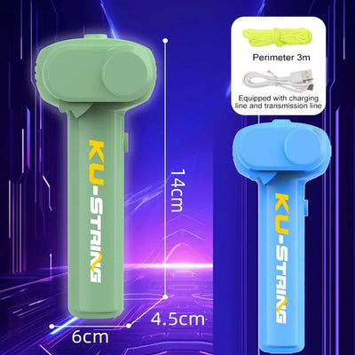 Light Toy String Glow In The Dark String Rope Launcher Luminous Portable Handheld String Stress Relief Toys For Kids Party Gifts by Smarsty