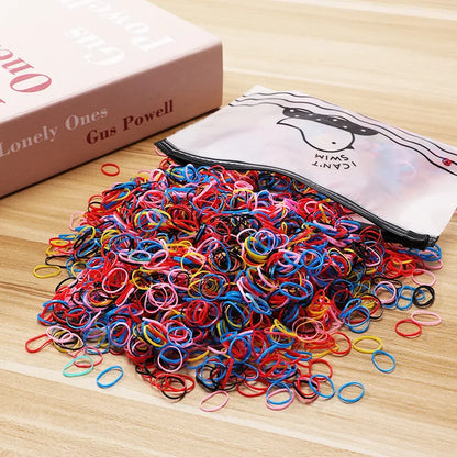 Colorful Kids Hair Ties Ponytail Bands Gentle Non Slip - Smarsty