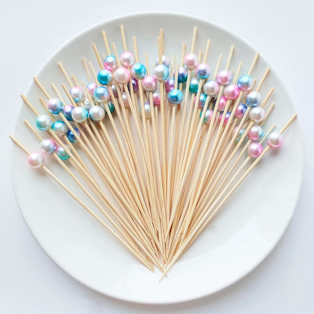 Bamboo Skewers 100Pcs for Parties and Events - Smarsty