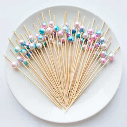 Bamboo Skewers 100Pcs for Parties and Events - Smarsty