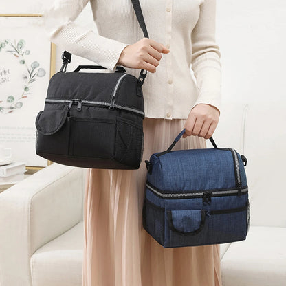 Portable Thermal Lunch Bag Insulated Cooler For Office - Smarsty