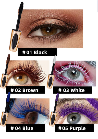 5D Silk Mascara for Big Eyes with Lengthening Formula - Smarsty