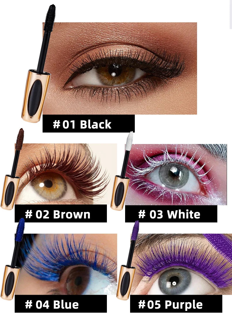 5D Silk Mascara for Big Eyes with Lengthening Formula - Smarsty