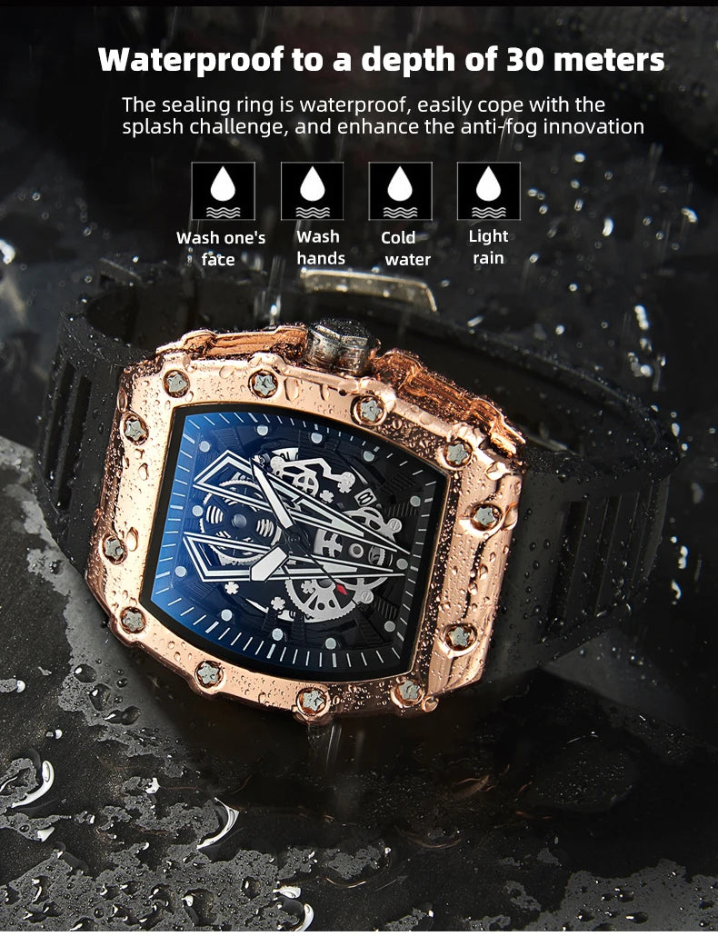 Large Dial Waterproof Quartz Sports Watch for Men - Smarsty
