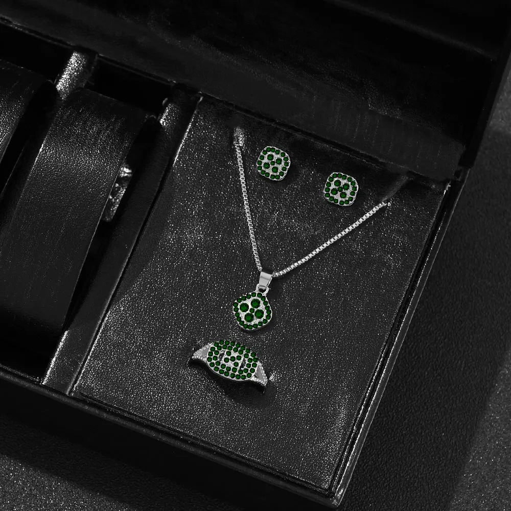 Luxury Cube Jewelry Set for Women Elegant Gift - Smarsty