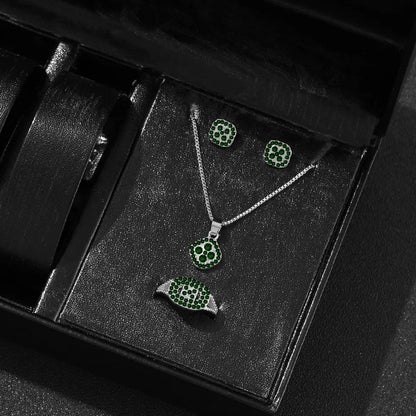 Luxury Cube Jewelry Set for Women Elegant Gift - Smarsty